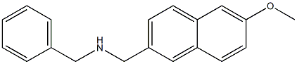 benzyl[(6-methoxynaphthalen-2-yl)methyl]amine Struktur