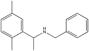 benzyl[1-(2,5-dimethylphenyl)ethyl]amine Struktur
