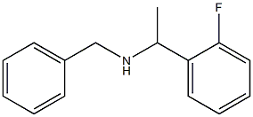 benzyl[1-(2-fluorophenyl)ethyl]amine,,结构式