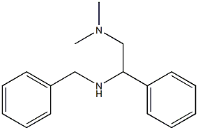 benzyl[2-(dimethylamino)-1-phenylethyl]amine Struktur
