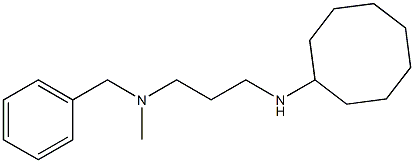 benzyl[3-(cyclooctylamino)propyl]methylamine 化学構造式