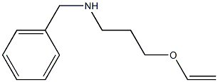 benzyl[3-(ethenyloxy)propyl]amine 结构式