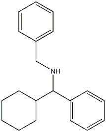 benzyl[cyclohexyl(phenyl)methyl]amine Struktur