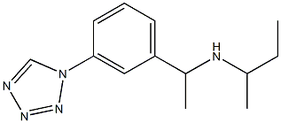 butan-2-yl({1-[3-(1H-1,2,3,4-tetrazol-1-yl)phenyl]ethyl})amine|