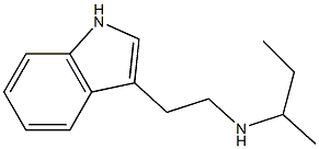 butan-2-yl[2-(1H-indol-3-yl)ethyl]amine,,结构式