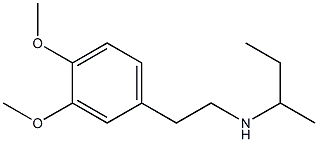 butan-2-yl[2-(3,4-dimethoxyphenyl)ethyl]amine Struktur