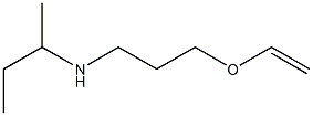 butan-2-yl[3-(ethenyloxy)propyl]amine 化学構造式