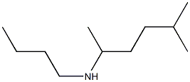 butyl(5-methylhexan-2-yl)amine Structure