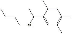 butyl[1-(2,4,5-trimethylphenyl)ethyl]amine 结构式