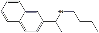 butyl[1-(naphthalen-2-yl)ethyl]amine 结构式