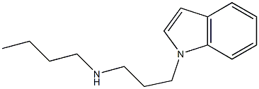 butyl[3-(1H-indol-1-yl)propyl]amine 结构式