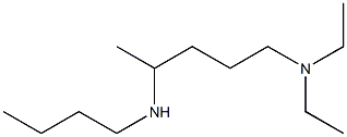 butyl[5-(diethylamino)pentan-2-yl]amine Struktur