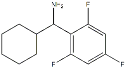 cyclohexyl(2,4,6-trifluorophenyl)methanamine 结构式