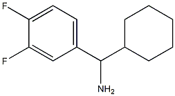 cyclohexyl(3,4-difluorophenyl)methanamine Structure