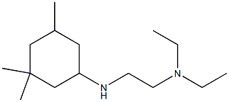 diethyl({2-[(3,3,5-trimethylcyclohexyl)amino]ethyl})amine Structure