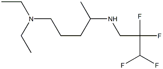 diethyl({4-[(2,2,3,3-tetrafluoropropyl)amino]pentyl})amine,,结构式