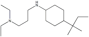  diethyl(3-{[4-(2-methylbutan-2-yl)cyclohexyl]amino}propyl)amine