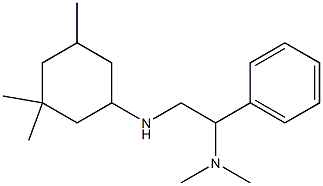 dimethyl({1-phenyl-2-[(3,3,5-trimethylcyclohexyl)amino]ethyl})amine 结构式