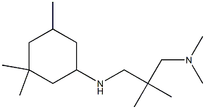 dimethyl(2-methyl-2-{[(3,3,5-trimethylcyclohexyl)amino]methyl}propyl)amine Structure