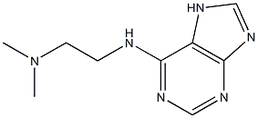 dimethyl[2-(7H-purin-6-ylamino)ethyl]amine 结构式