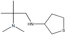 dimethyl[2-methyl-1-(thiolan-3-ylamino)propan-2-yl]amine 结构式