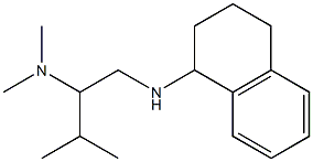 dimethyl[3-methyl-1-(1,2,3,4-tetrahydronaphthalen-1-ylamino)butan-2-yl]amine 结构式
