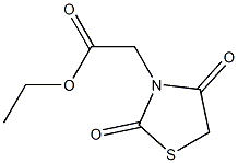 ethyl 2-(2,4-dioxo-1,3-thiazolidin-3-yl)acetate,,结构式