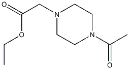 ethyl 2-(4-acetylpiperazin-1-yl)acetate Structure