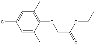 ethyl 2-(4-chloro-2,6-dimethylphenoxy)acetate Structure