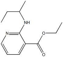 ethyl 2-(butan-2-ylamino)pyridine-3-carboxylate Structure