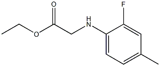 ethyl 2-[(2-fluoro-4-methylphenyl)amino]acetate