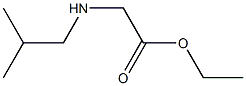 ethyl 2-[(2-methylpropyl)amino]acetate 化学構造式