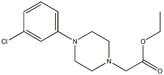 ethyl 2-[4-(3-chlorophenyl)piperazin-1-yl]acetate|