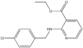 ethyl 2-{[(4-chlorophenyl)methyl]amino}pyridine-3-carboxylate Structure