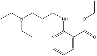 ethyl 2-{[3-(diethylamino)propyl]amino}pyridine-3-carboxylate Struktur