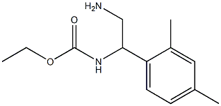 ethyl 2-amino-1-(2,4-dimethylphenyl)ethylcarbamate Structure