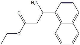 ethyl 3-amino-3-(naphthalen-1-yl)propanoate Struktur