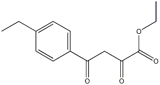 ethyl 4-(4-ethylphenyl)-2,4-dioxobutanoate Struktur