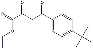 ethyl 4-(4-tert-butylphenyl)-2,4-dioxobutanoate Structure