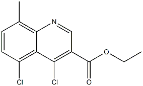 ethyl 4,5-dichloro-8-methylquinoline-3-carboxylate Structure