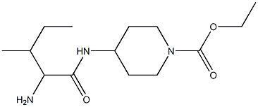 ethyl 4-[(2-amino-3-methylpentanoyl)amino]piperidine-1-carboxylate