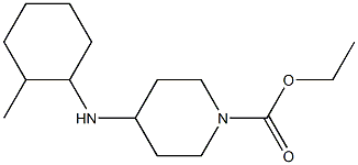 ethyl 4-[(2-methylcyclohexyl)amino]piperidine-1-carboxylate Struktur