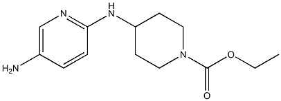 ethyl 4-[(5-aminopyridin-2-yl)amino]piperidine-1-carboxylate Structure