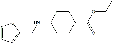 ethyl 4-[(thiophen-2-ylmethyl)amino]piperidine-1-carboxylate Structure