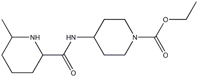 ethyl 4-{[(6-methylpiperidin-2-yl)carbonyl]amino}piperidine-1-carboxylate Structure