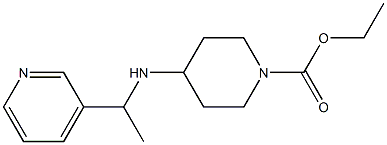 ethyl 4-{[1-(pyridin-3-yl)ethyl]amino}piperidine-1-carboxylate Structure