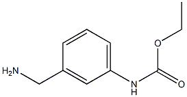 ethyl N-[3-(aminomethyl)phenyl]carbamate,,结构式