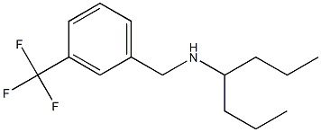 heptan-4-yl({[3-(trifluoromethyl)phenyl]methyl})amine Structure