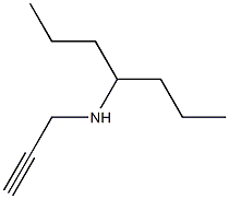 heptan-4-yl(prop-2-yn-1-yl)amine Structure