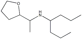 heptan-4-yl[1-(oxolan-2-yl)ethyl]amine Structure